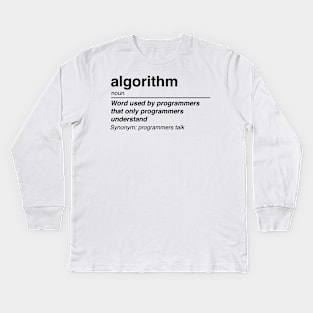 Algorithm Kids Long Sleeve T-Shirt